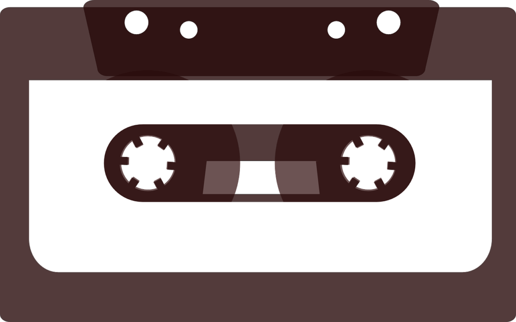 Graphic of a cassette tape