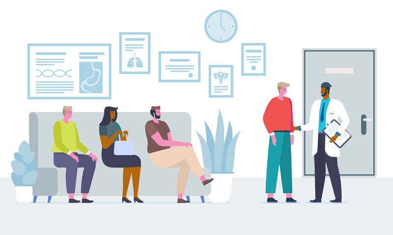 Hipaa for clinics vector